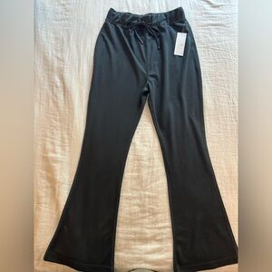 Spiritual Gangster Metta High Rise Flare Dark Gray